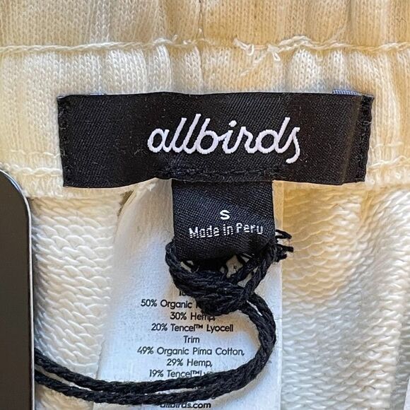 anytime R+R Sweatpants Womens Size S White Ribbed Ankle Athleisure Joggers - Picture 8 of 12